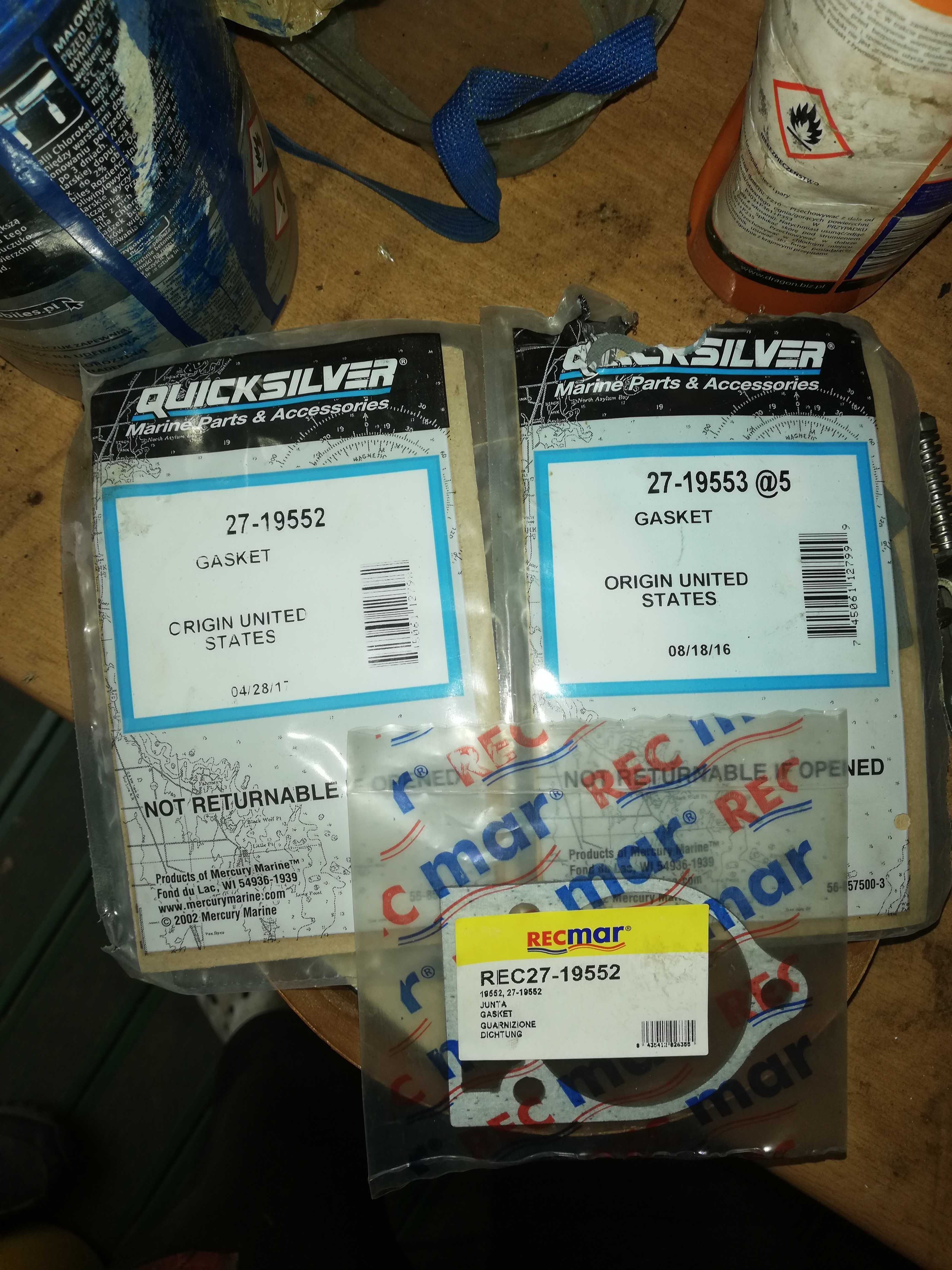 Pompa wody mercury 50 60 km pompa starego typu servis kit