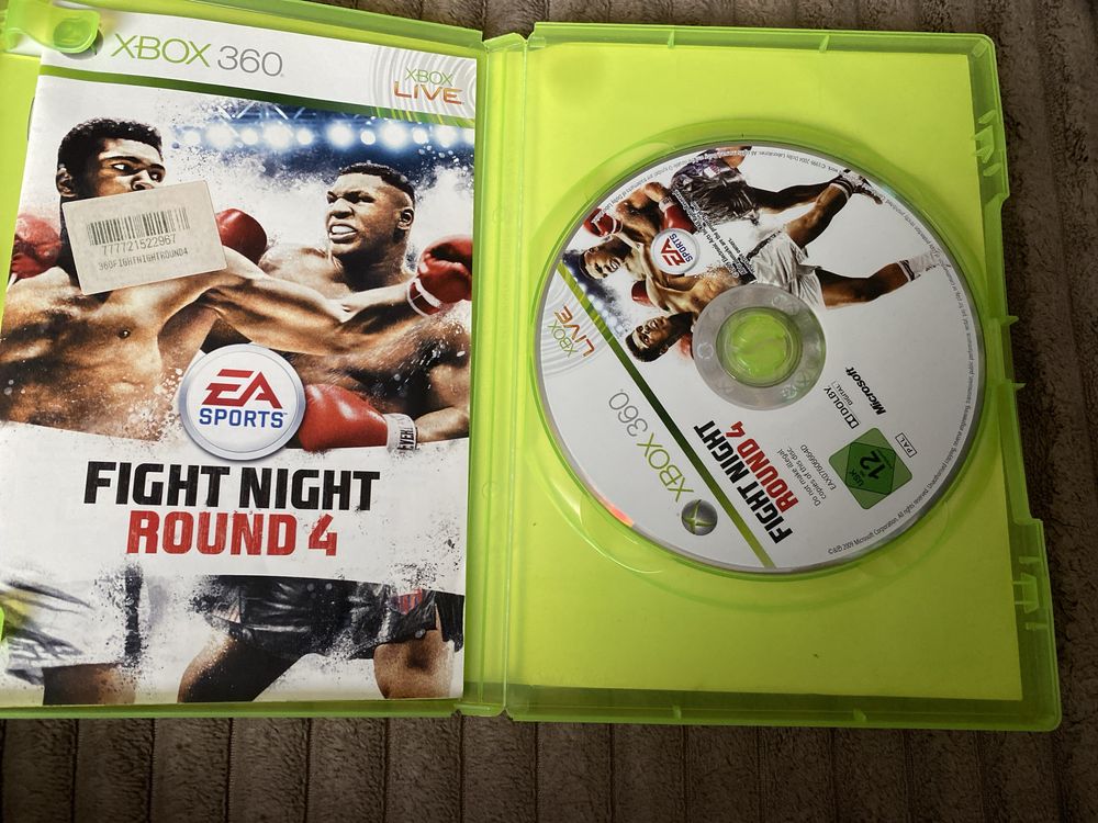 Gra xbox 360  fight night  round 4 boks