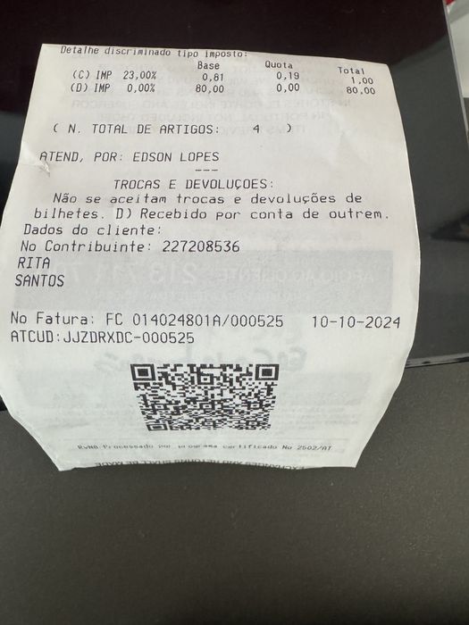 Silence 4 - 2 bilhetes para dia 13/12