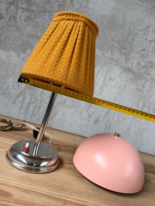 Lampka Grzybek PRL Polam Wilkasy + Dodatkowy Abażur GRATIS / Vintage