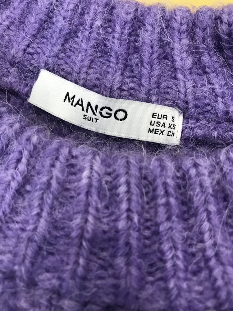 Пуловер фіолетовий р.S Mango