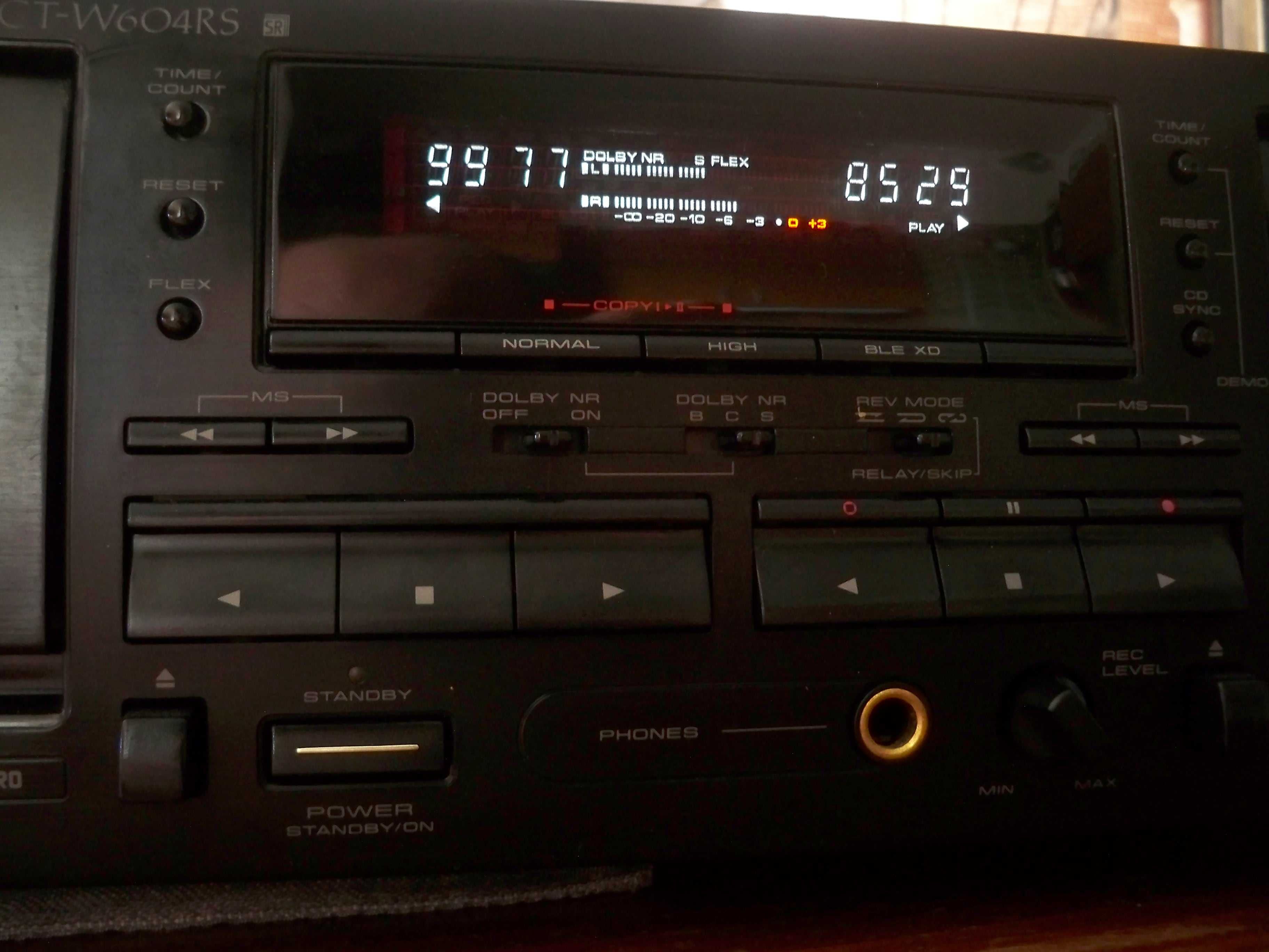 magnetofon Pioneer CT-W604RS reverse Dolby B/C/S Flex kalibracja BLE