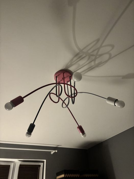 Żyrandol do pokoju dziecięcego lampa sufitowa do pokoju dziewczynki