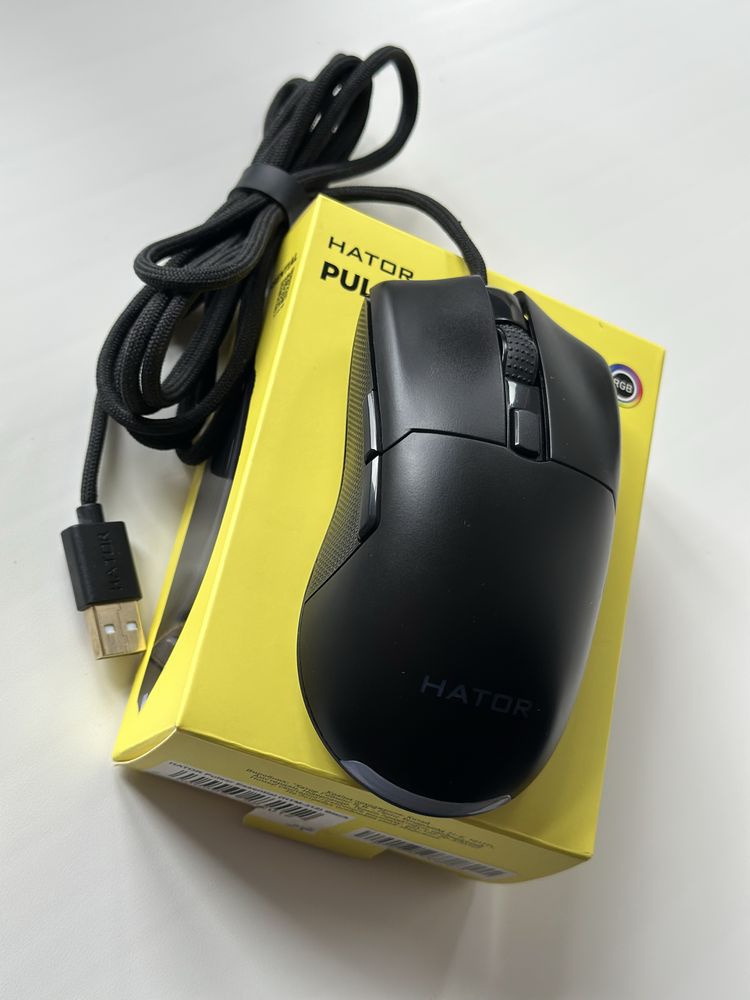 Миша Hator Pulsar Essential USB Black