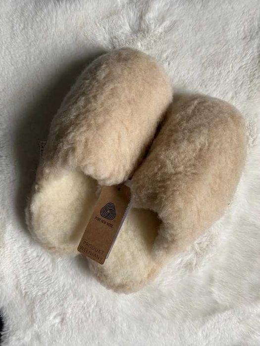 Pantofle nie merino slippers wełna Alwero kapcie papcie woolmark