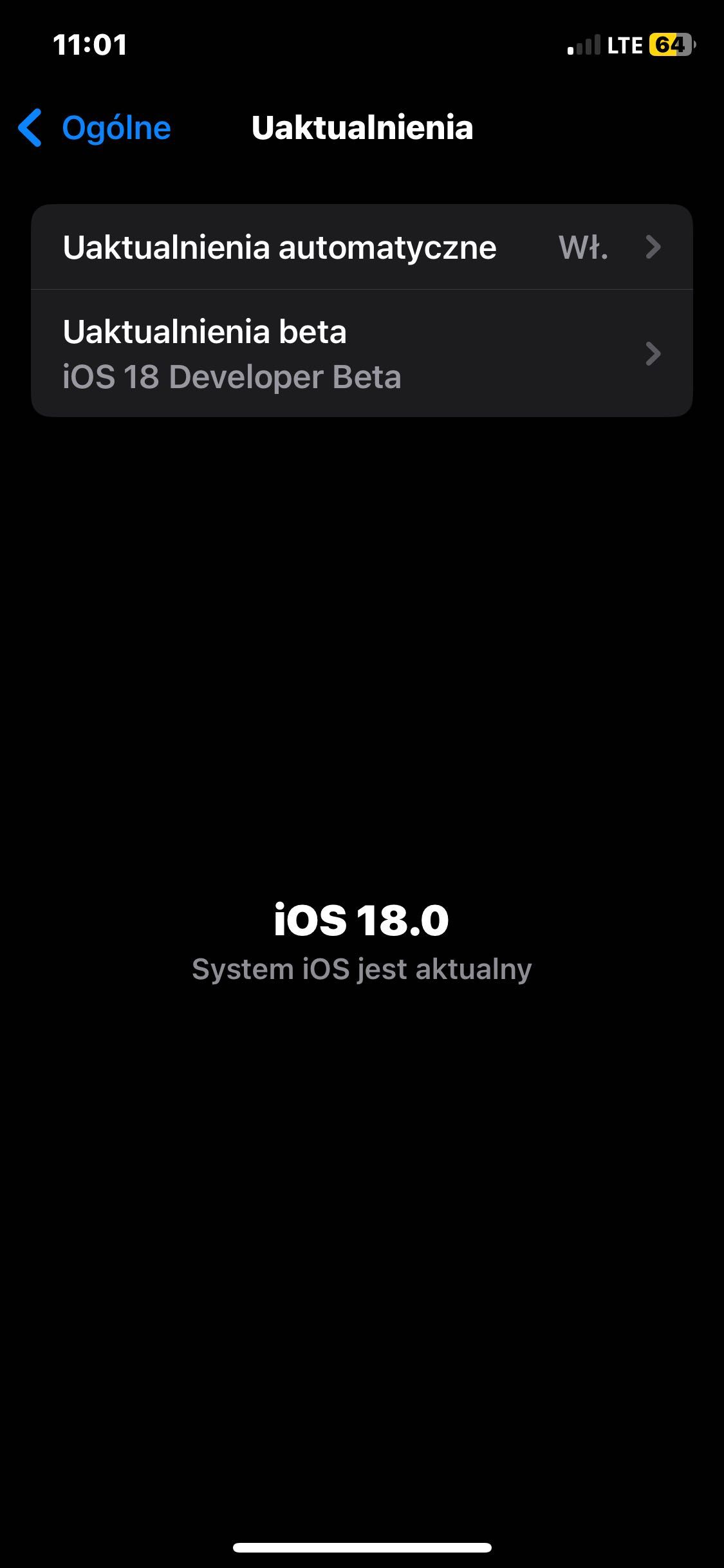 iPhone XS z iOS 18