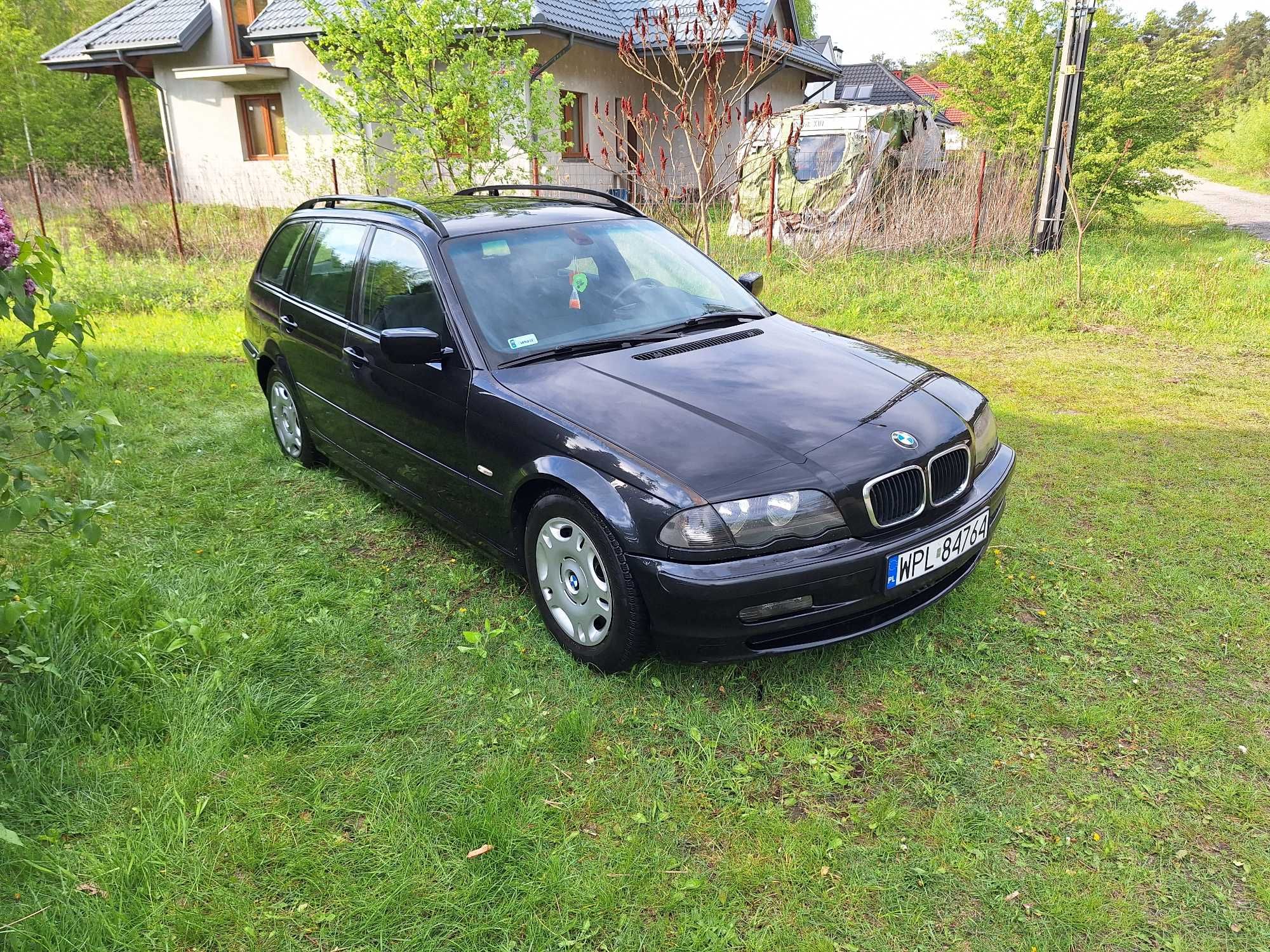 Sprzedam BMW e46 320d TOURING czarna z szyberdachem silnik M47