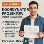 Koordynator projektów – meble na wymiar / Warszawa