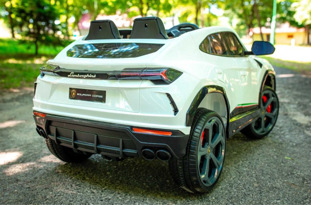 LAMBORGHINI URUS na akumulator dla dzieci 4x4 skóra miękkie koła LEDy