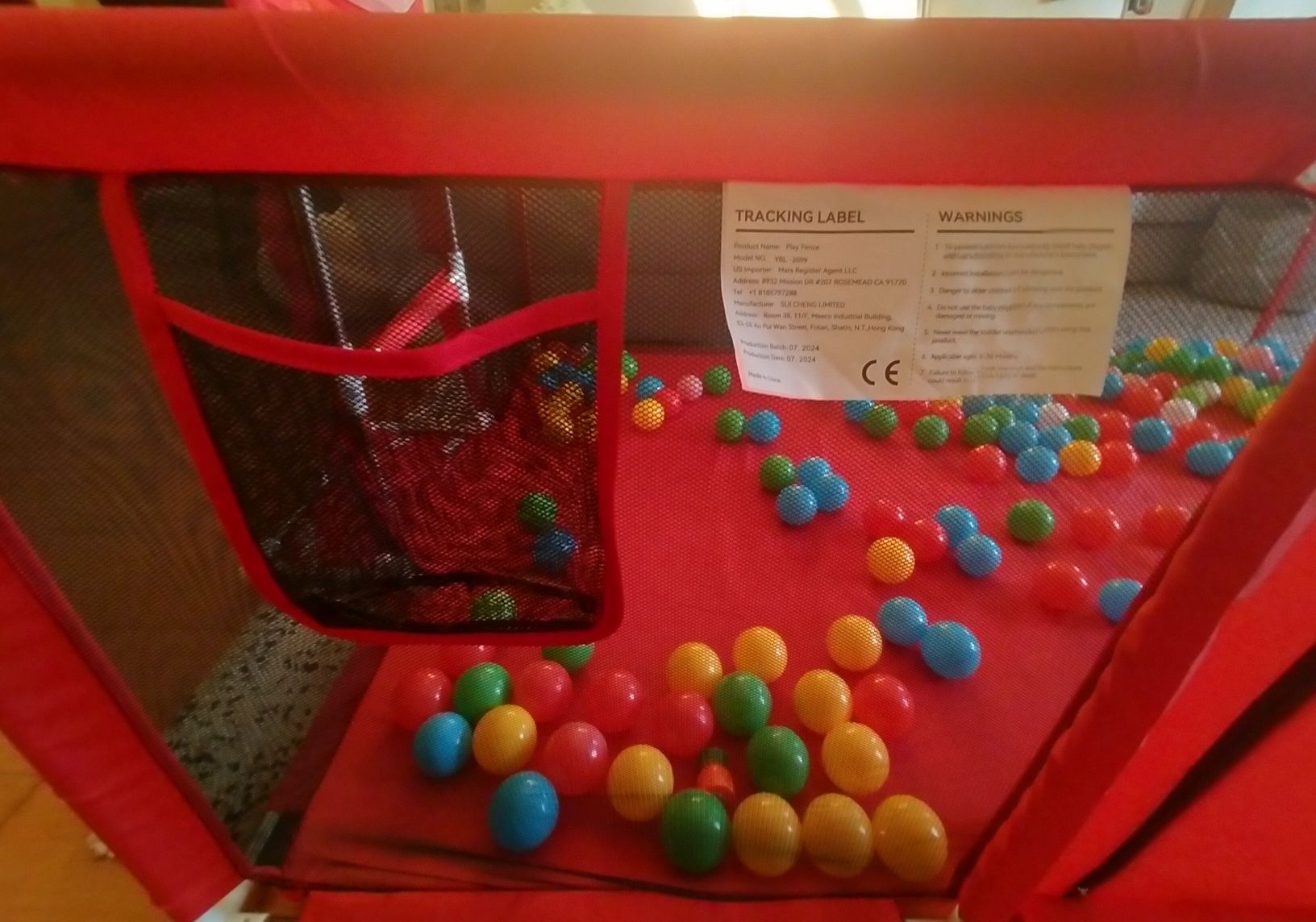 Parque infantil 181x122x61