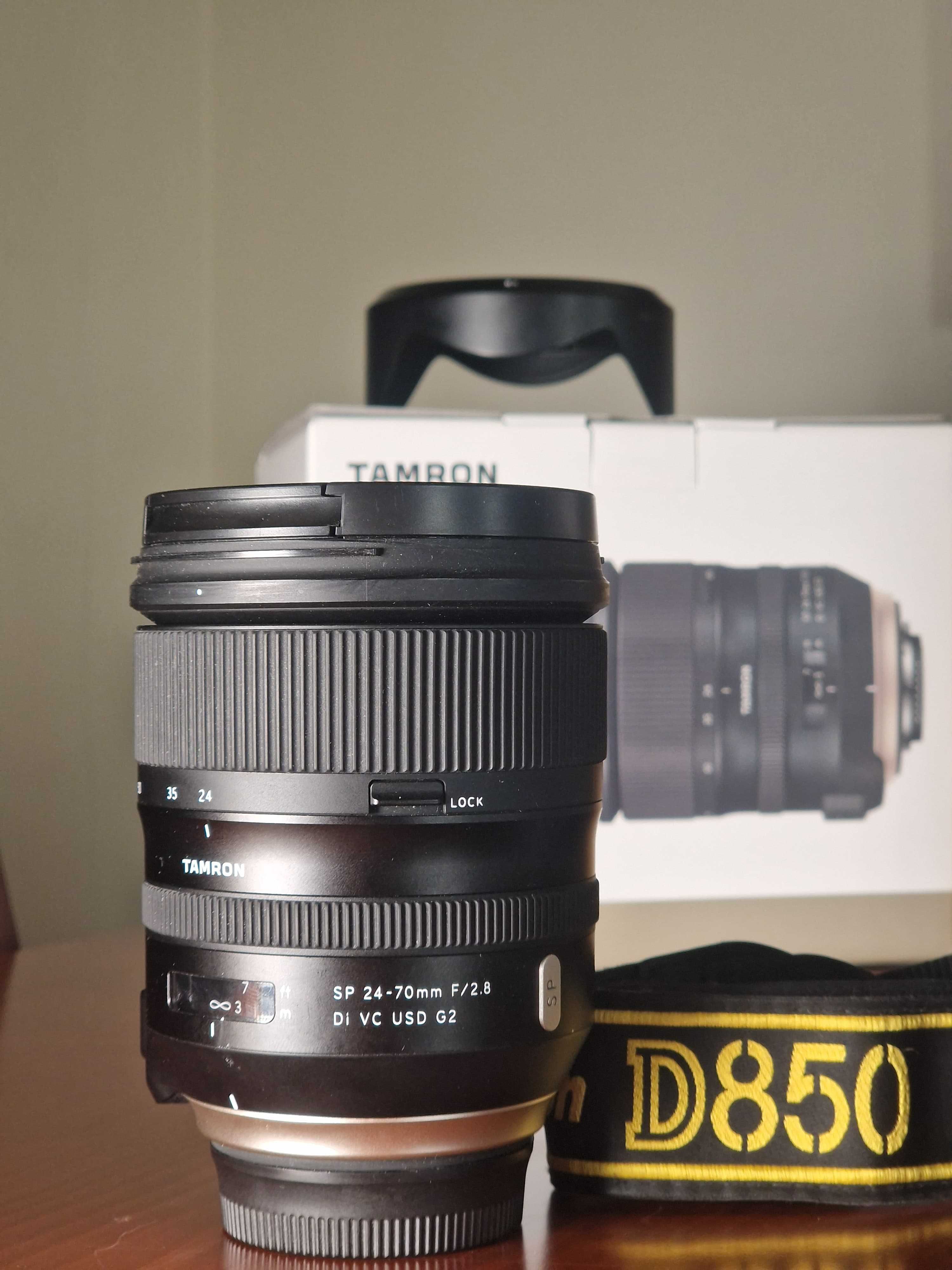 Nikon D850+3 lentes(Tamron 24–70 f/2.8 G2, 70–200 f/2.8 G2,Yn50 f/1.8)