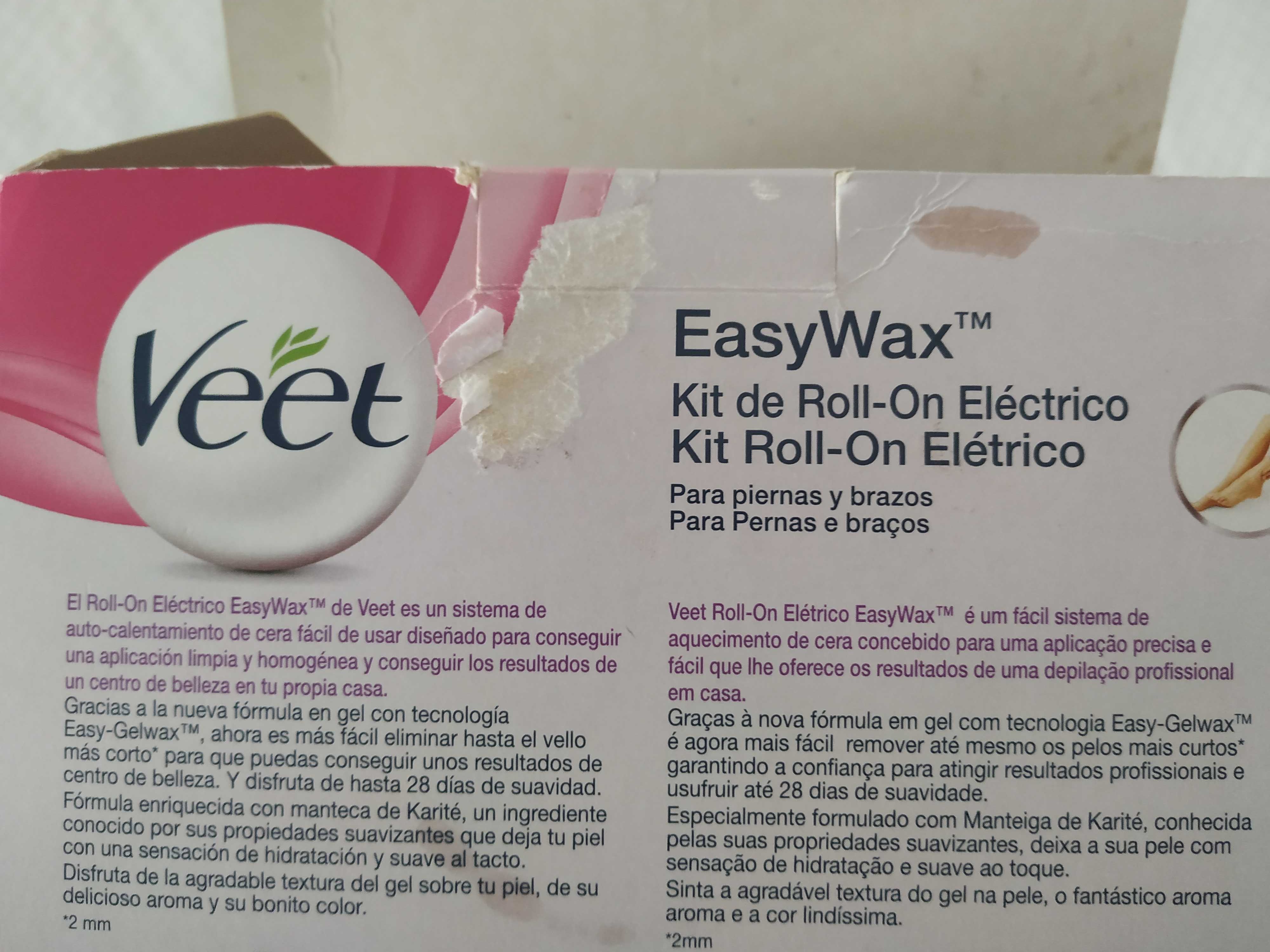 Depiladora cera roll-on Veet