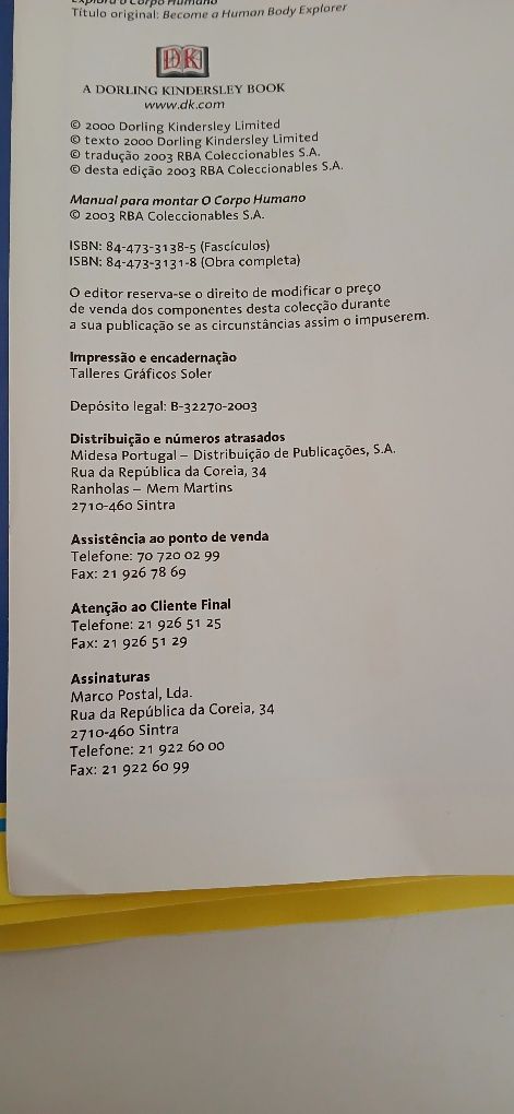 Fascículos de O Corpo Humano