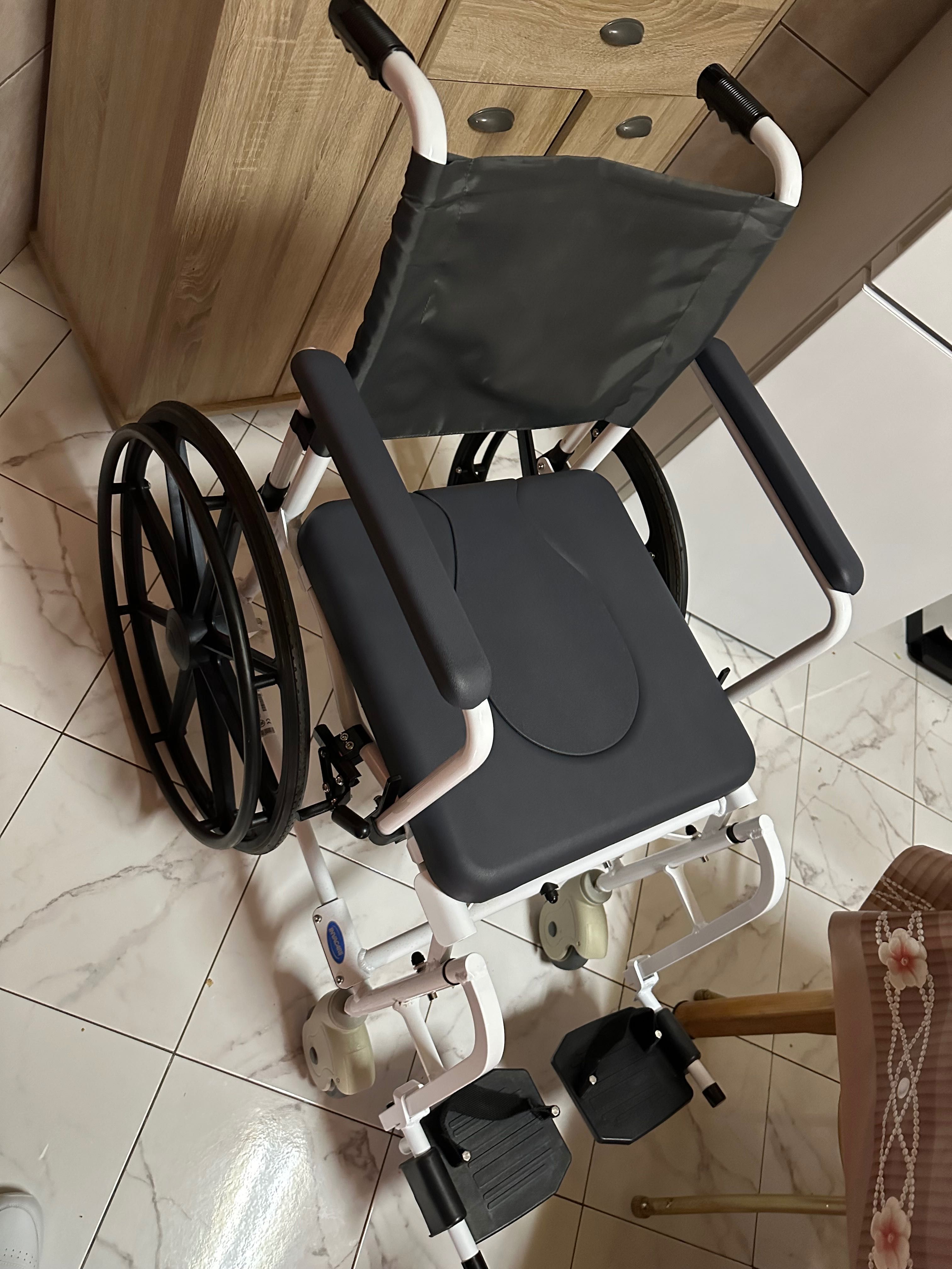 Cadeira de rodas com sanitário