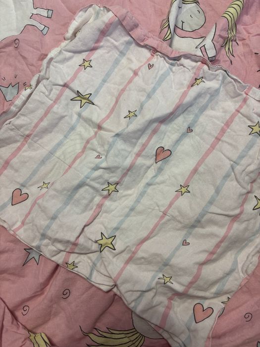 Pościel dziecięca dwustronna jednorożce