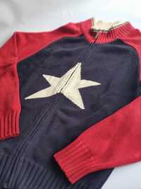 GANT homem casaco algodão Star Estrela vermelho Azul M