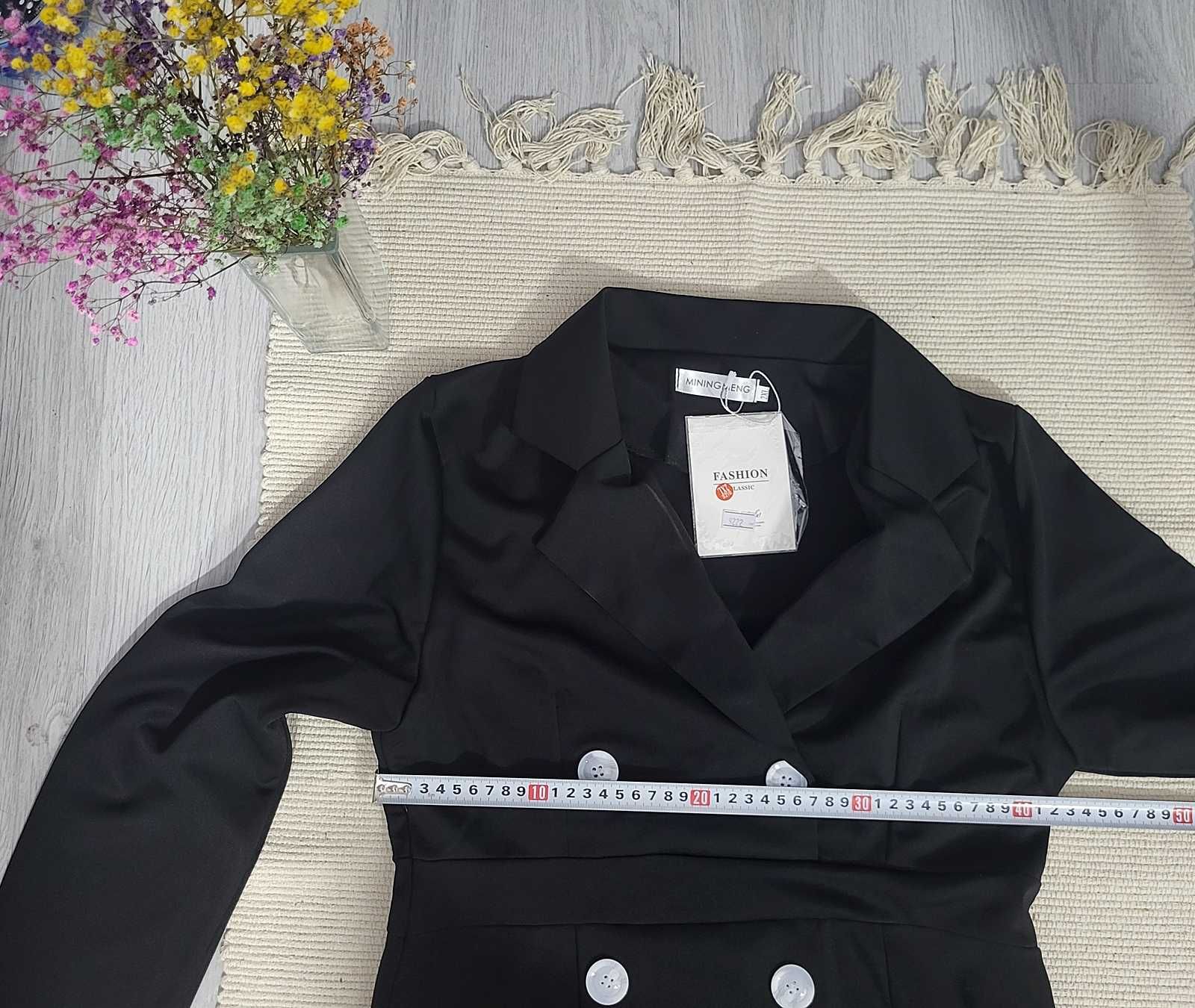Nowa dwurzędowa sukienka marynarka elegancka biurowa L 40 elegancka