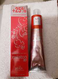 Mila Milaton 3D farba do włosów 5.7 burgundzki jasny brąz 125 ml