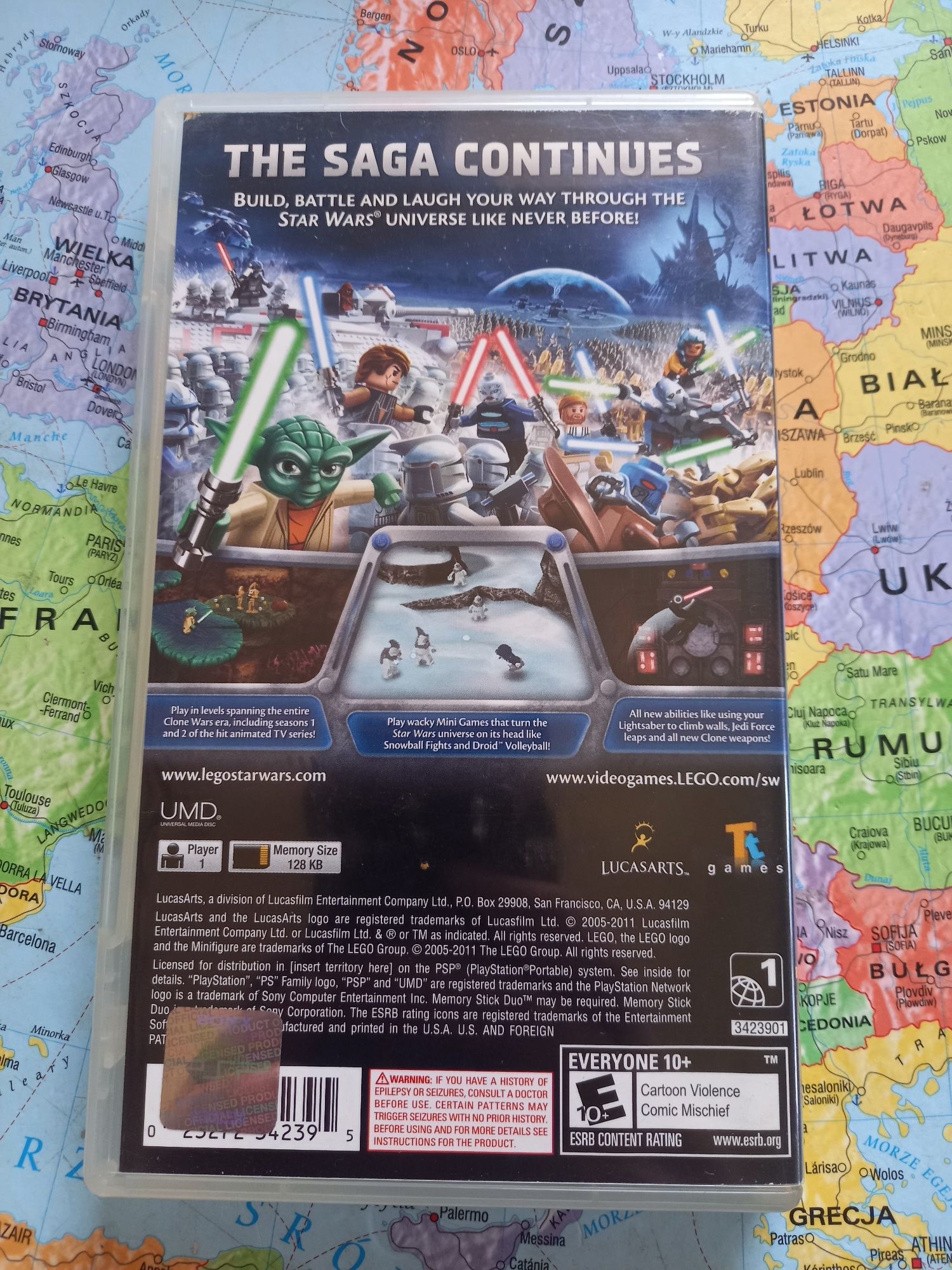 Gra Sony psp lego star wars 3 III