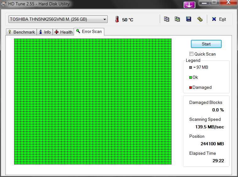 Dysk SSD 256 GB toshiba M.2 100% sprawny