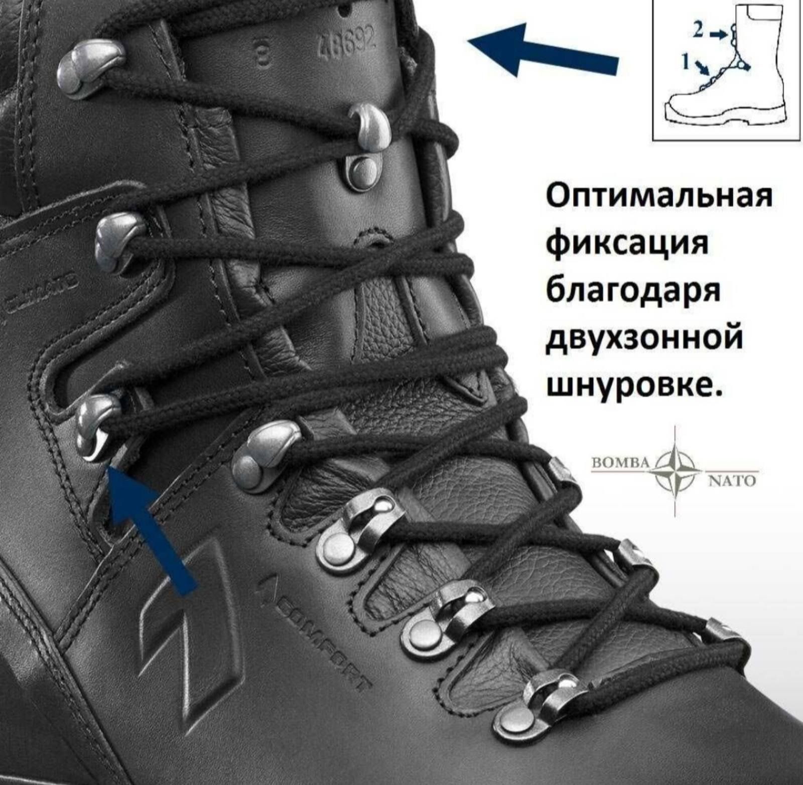 Оригінальні тактичні черевики Наіх COMMANDER GTX