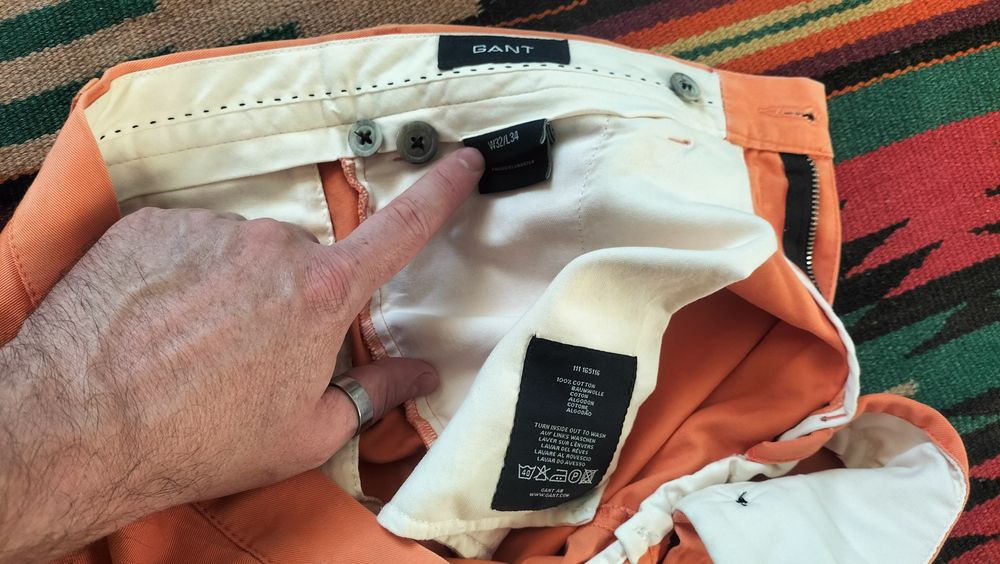 Штани чиноси chino Gant