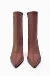 Botins lycra rosa ZARA
