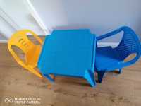 Stolik + dwa krzesełka, komplet, meble