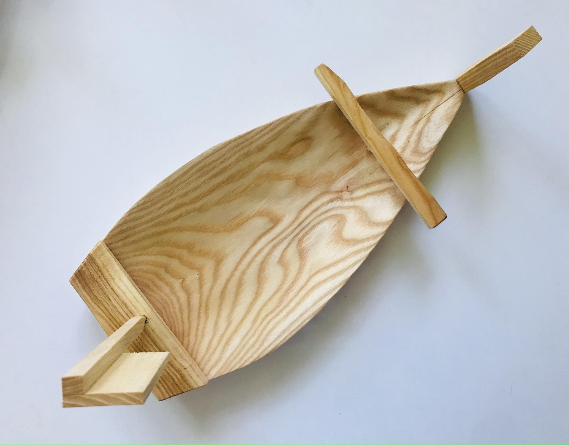 Łódka na sushi taca OBROTOWA statek na sushi 40cm