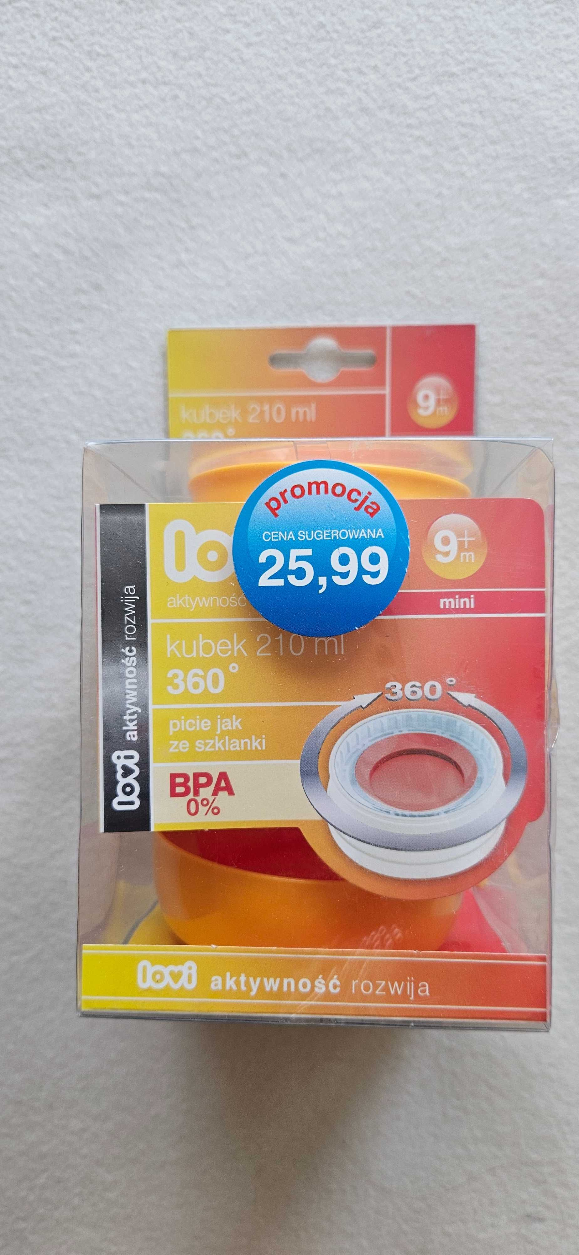 Lovi kubek do picia z uszami butelka pojemnik dziubek buteleczka
