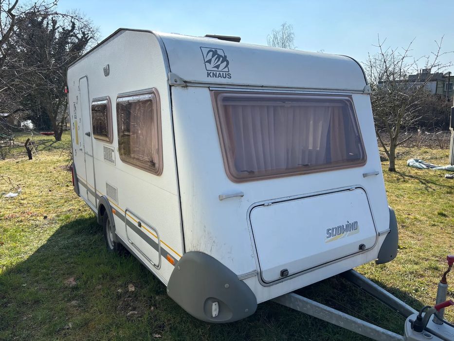 KNAUS Sudwind 400TK 1100KG DMC 4osoby klimatyzacja WC prysznic ciepła woda  lodówka kuchenka