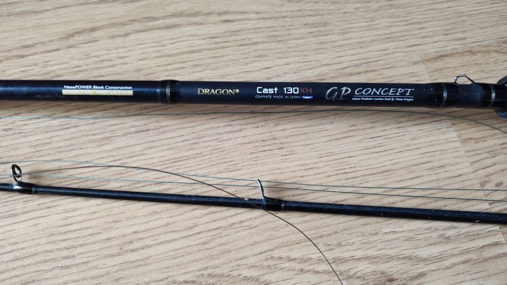 Dragon G.P. Concept 130xh, cast, casting, spinning,