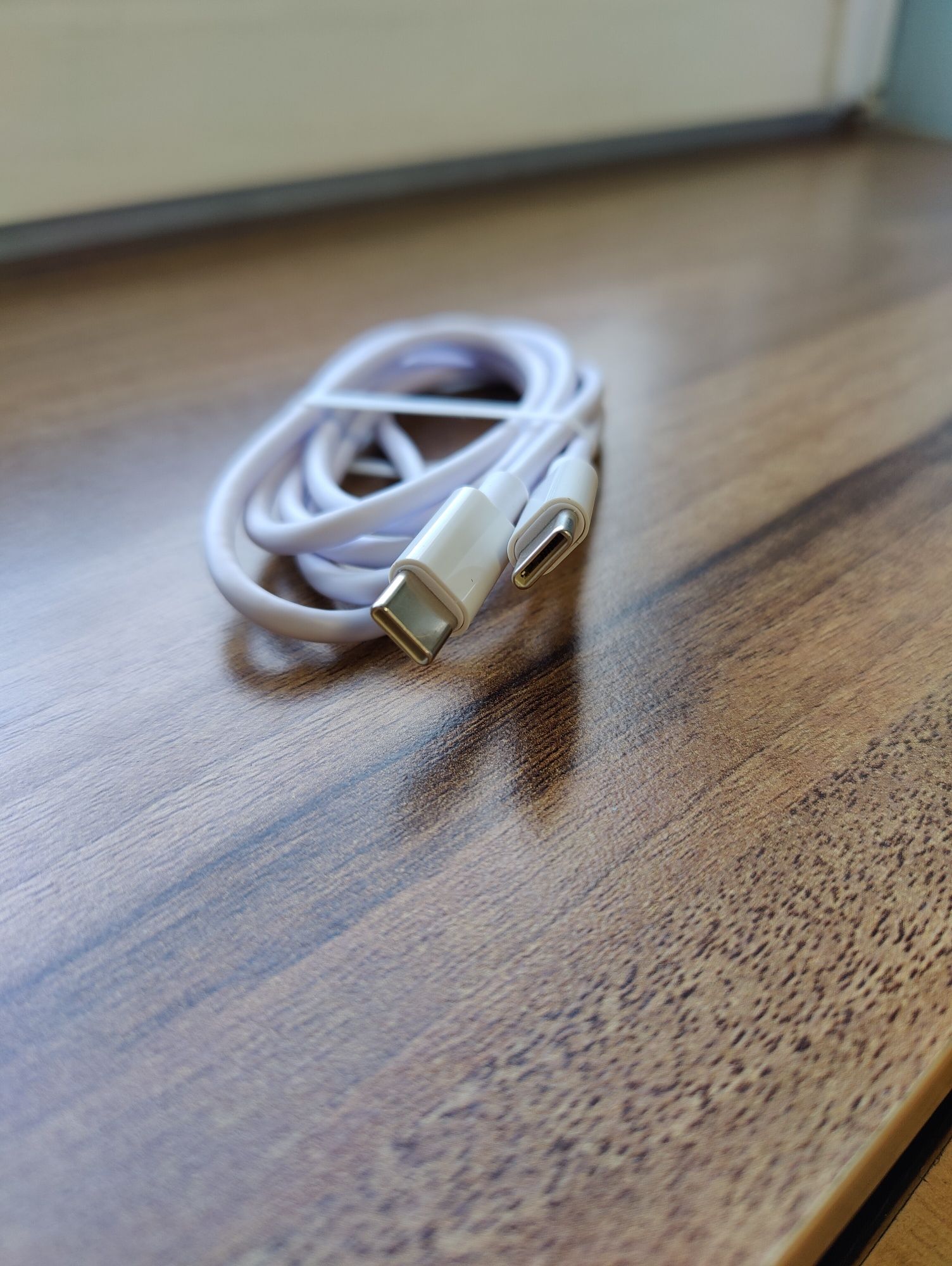 Kabel ładowania USB C - USB C 5A, QC 4.0, długość 1m