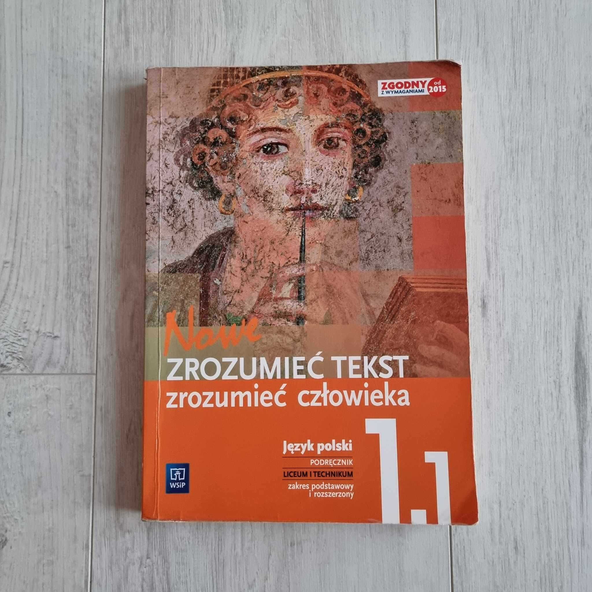 Podręcznik Zrozumieć tekst zrozumieć człowieka 1.1 język polski WSiP
