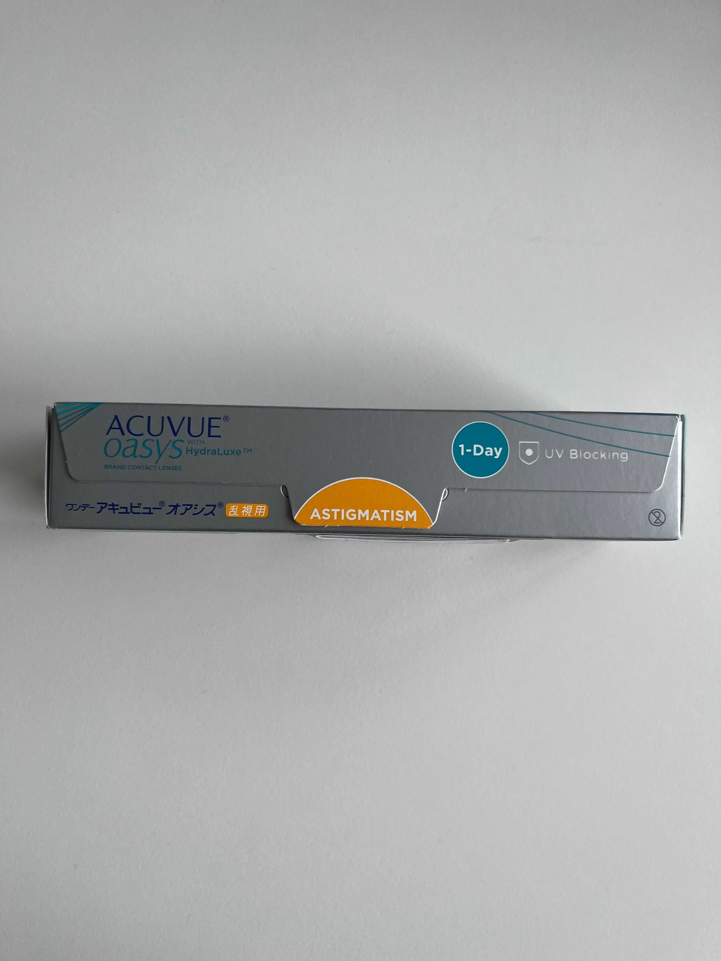 NOWE Acuvue Oasys Astigmatism | 1-dniowe -0,75 | 30 sztuk