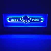 MAN Lustro LED  na tylna sciane, nad łóżko Lion's Pride M01-BLUE