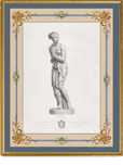 Mitologia Grecka - oryginalny XVIII wieczny staloryt z passe-partout