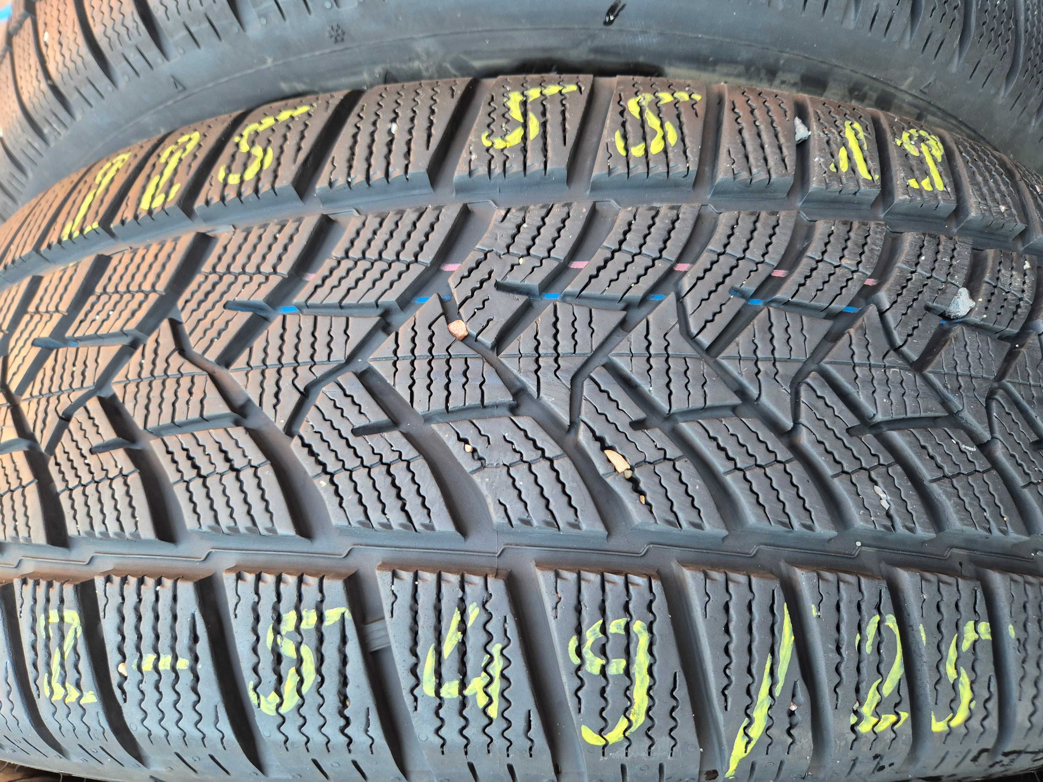 225/55r19 99V (Z549/25)007 4szt 7mm 22r Winter Sport 5 DUNLOP ZIMOWE