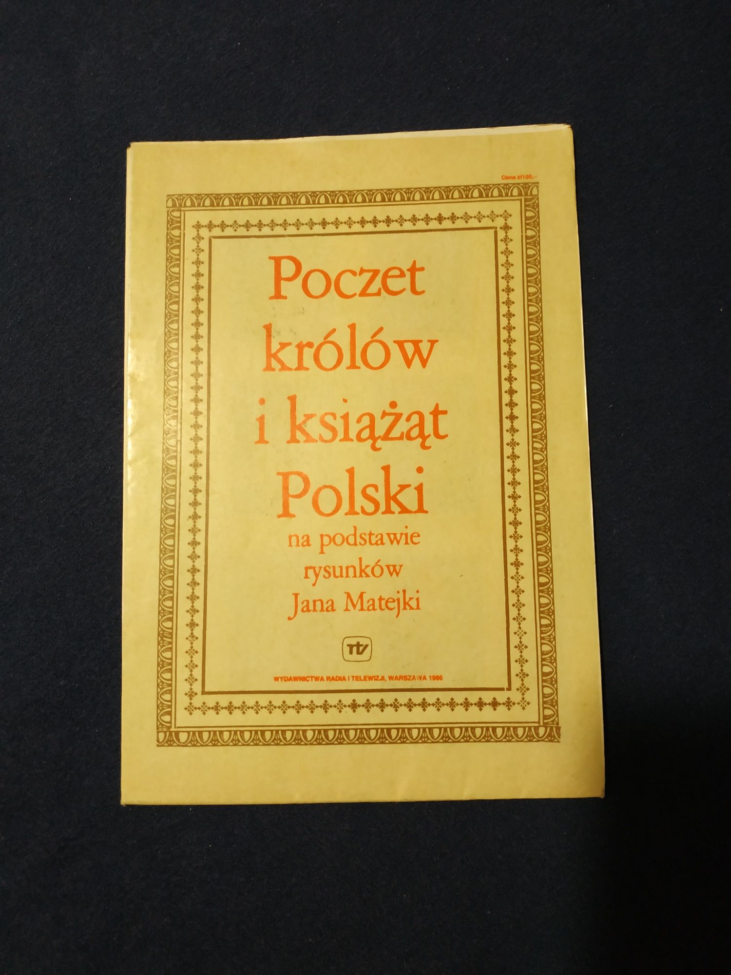 Poczet królów i książąt Polski broszura składana