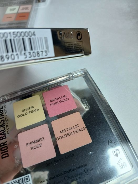 Палетка хайлайтер палітра для обличчя Dior 001/002/004