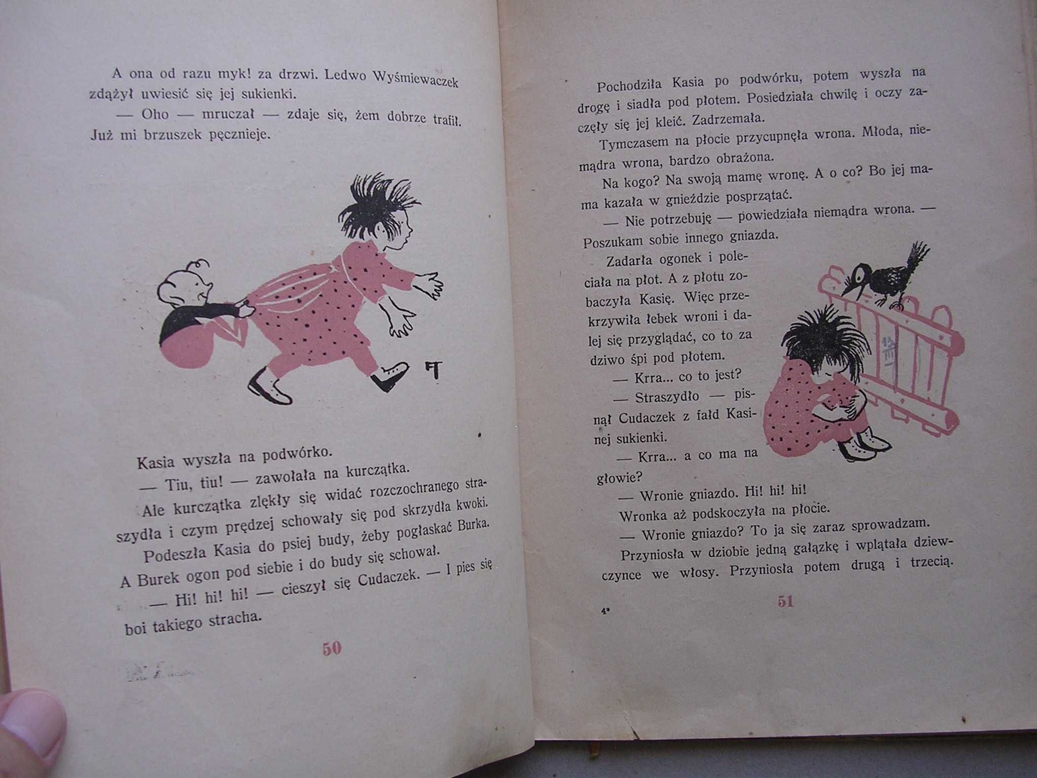 Stara bajka z prl - u Cudaczek wyśmiewaczek z 1947 rok stara zabawka