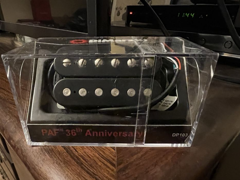 Pickup Dp 103 Dimarzio PAF 36 aniversario posiçao braço