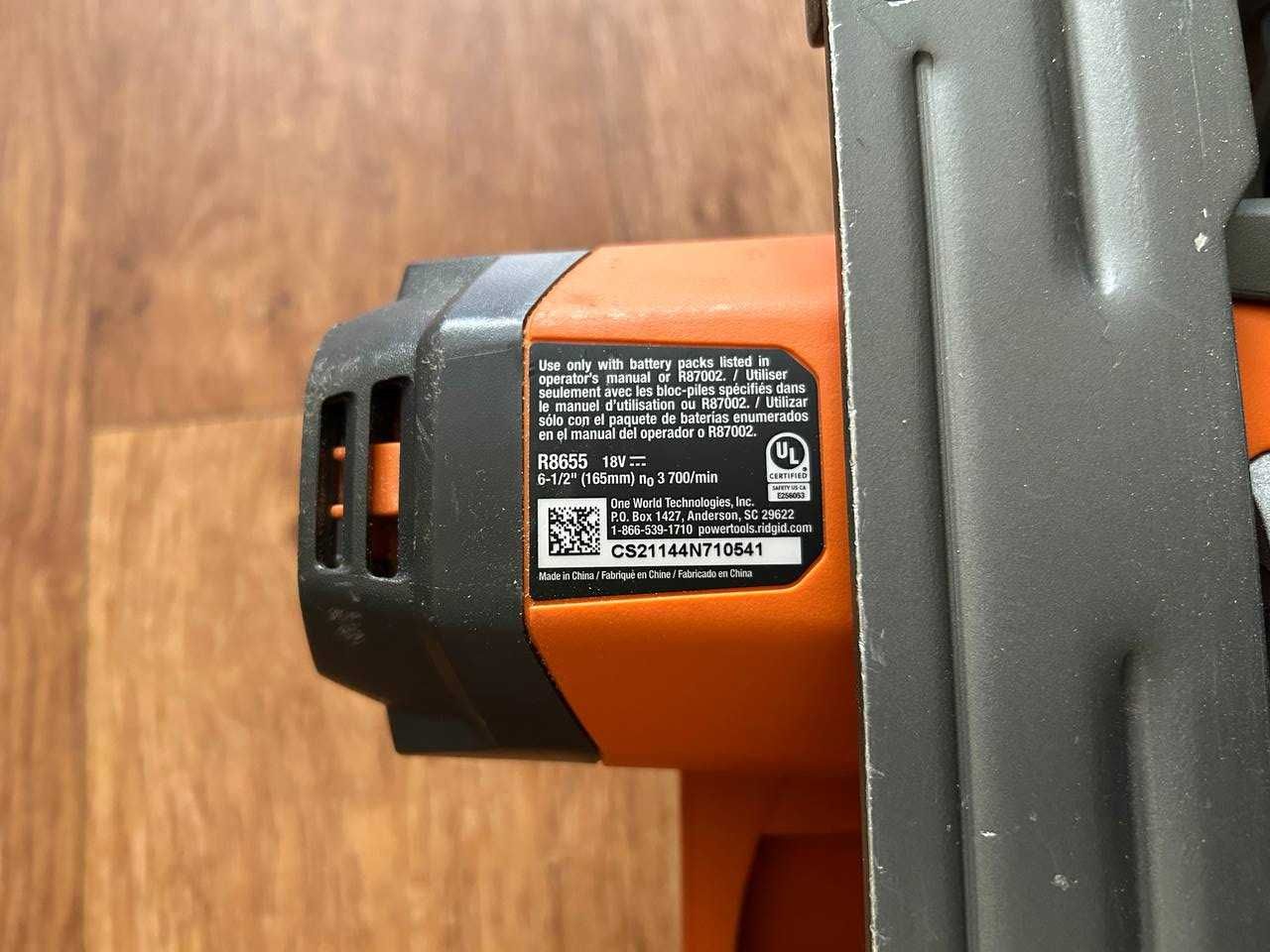 Аккумуляторная дисковая пила Ridgid R8655 18V (AEG)