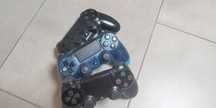 Trzy pady DualShock 4 – na części, bez akumulatorów