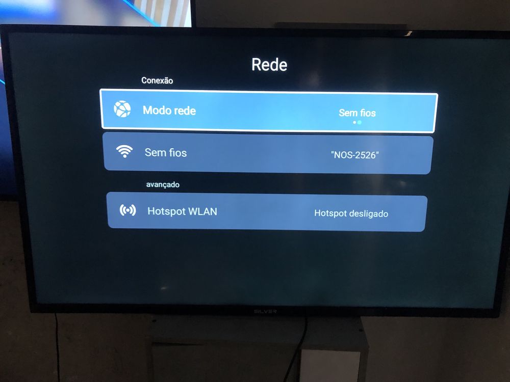 Smart tv 45 polgadas como novo