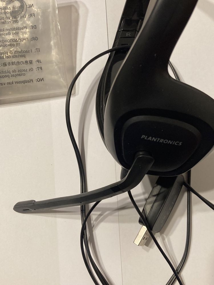 Sprzedam słuchawki nagłowne Pantronics audio 622 USB