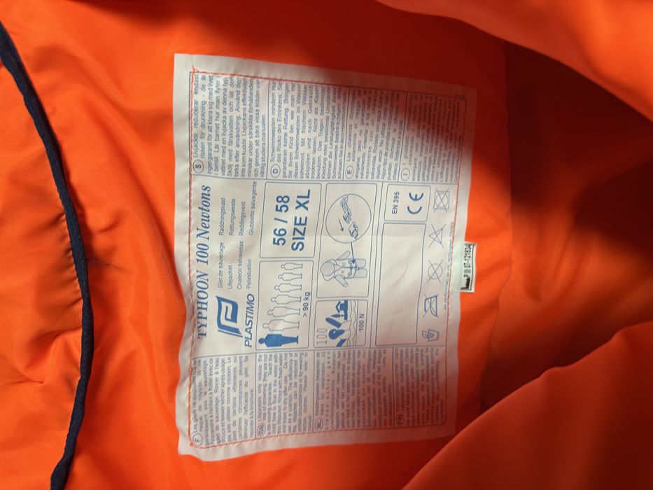 Colete salvamento grande novo