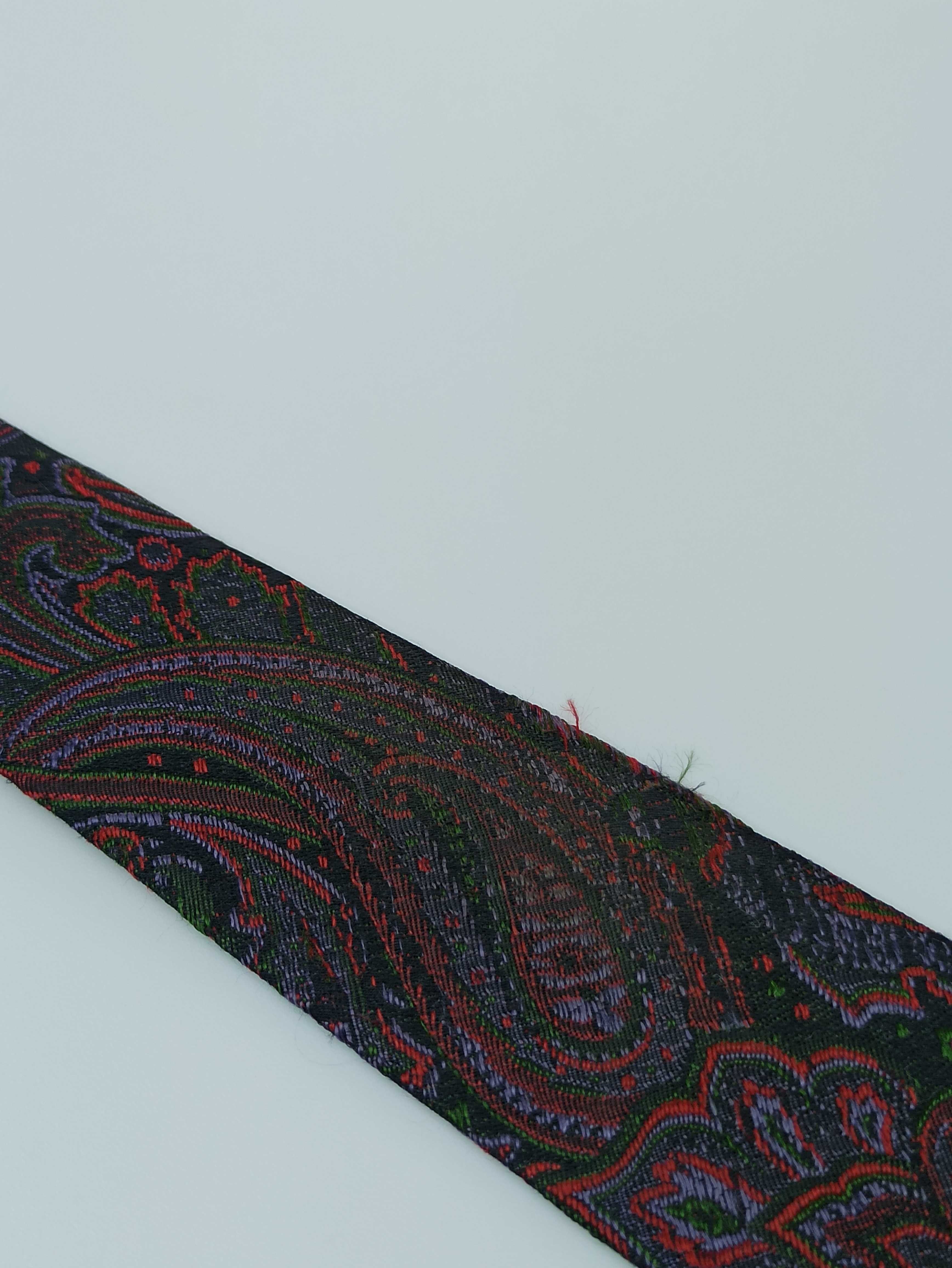 Givenchy jedwabny krawat paisley wa31