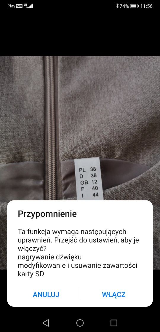 Sukienka 38 bon prix