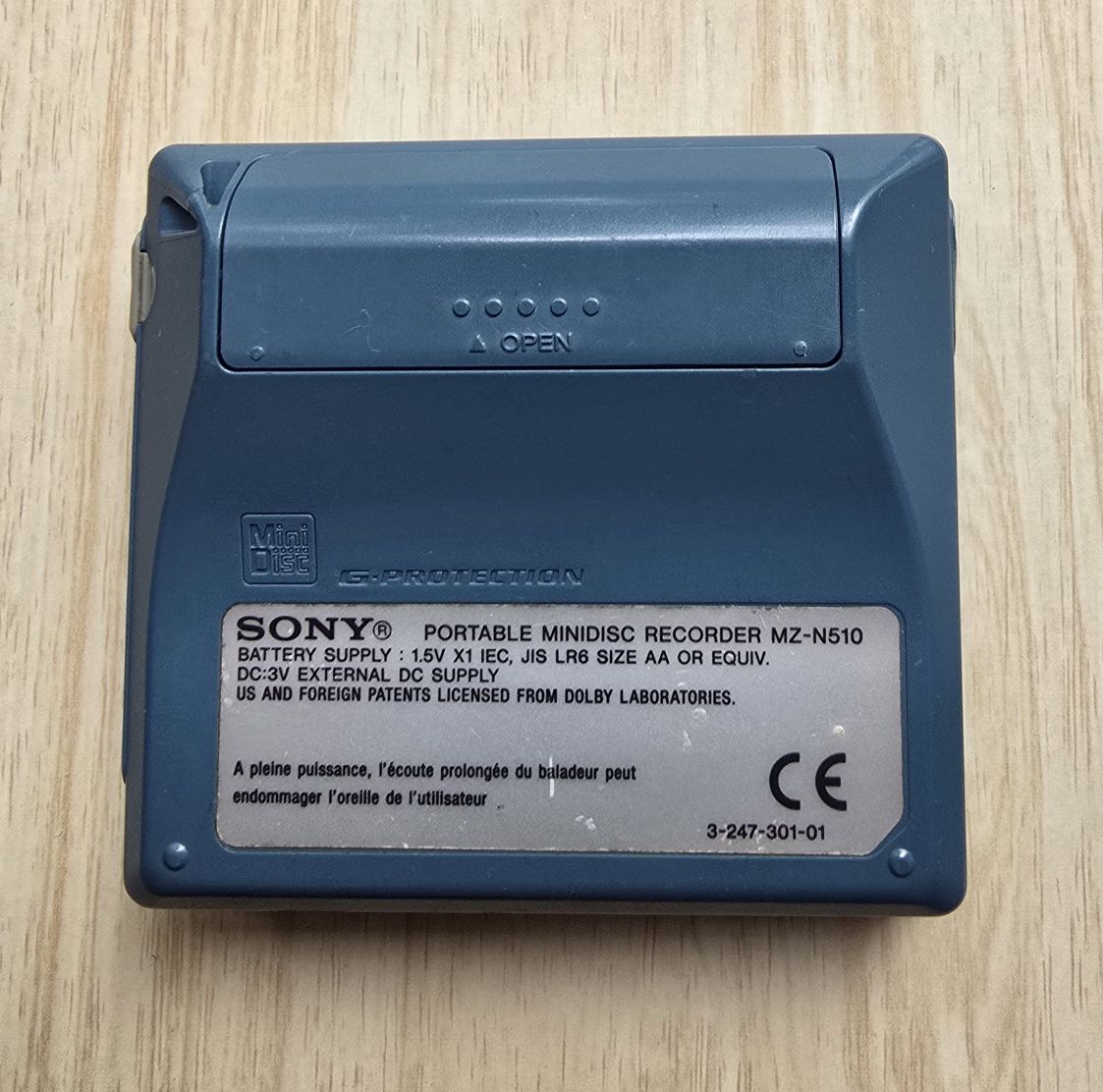 Odtwarzacz minidisc Sony MZ-N510 MD Walkman